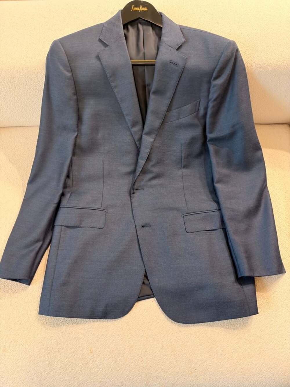 Ermenegildo Zegna Men's Navy Blue Wool Blazer Sport Coat 54R